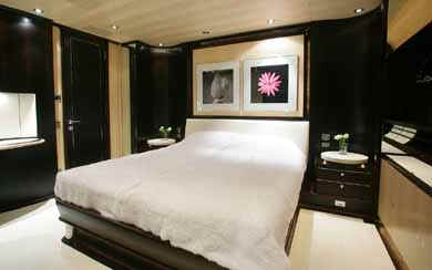 Parsifal III yacht stateroom