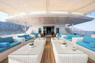 Moonlight II yacht deck